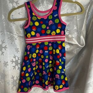 Isaac Mizrahi x Sesame Street Skater Dress, Size 3T
